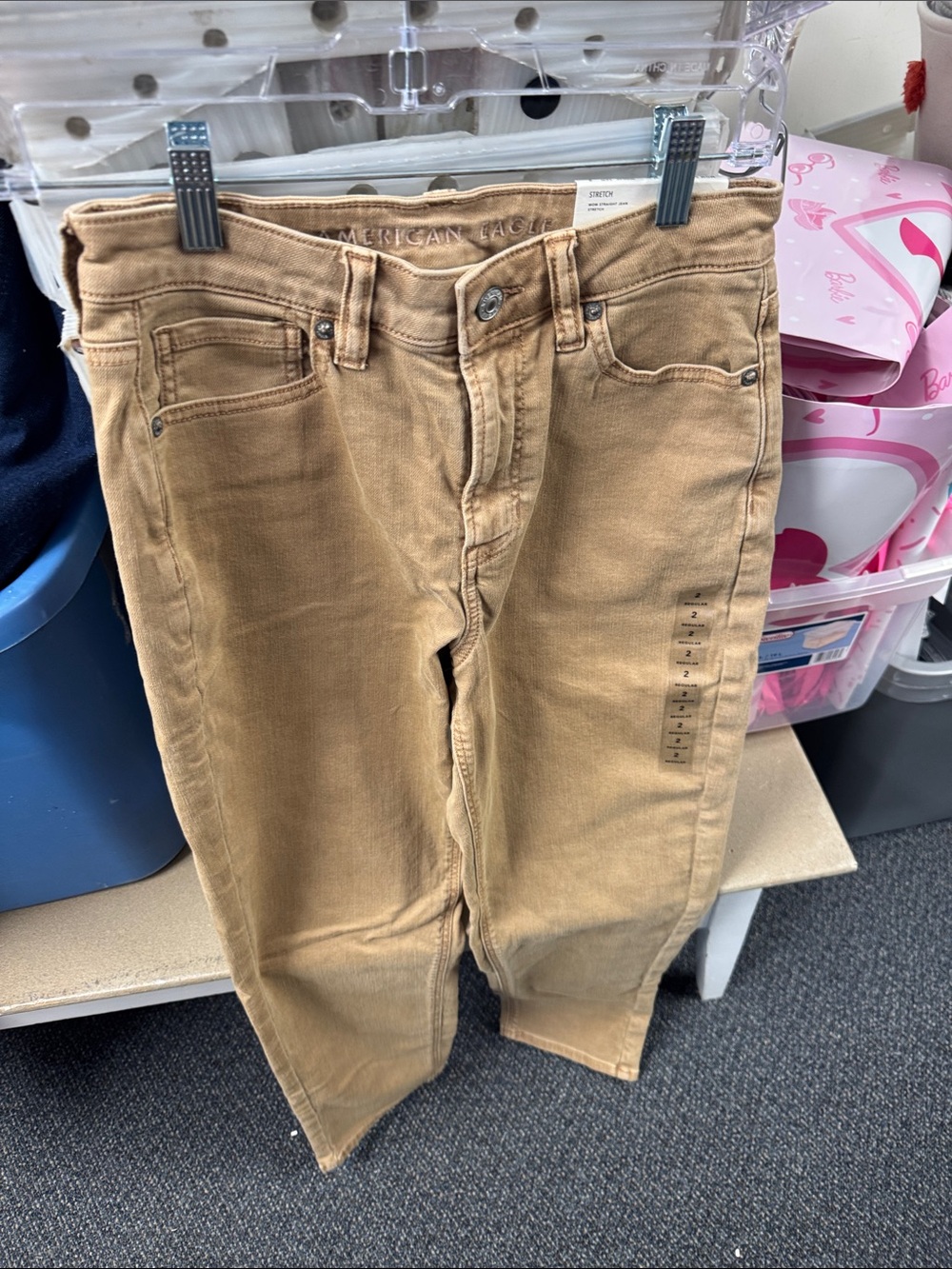 American eagle mom straight jean size 2 // 080743